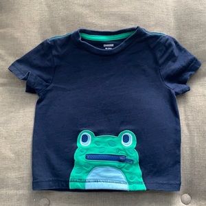 ❌ SOLD ❌ Gymboree Frog with zipper and dragonfly 🐜 bug on 👅 tongue!